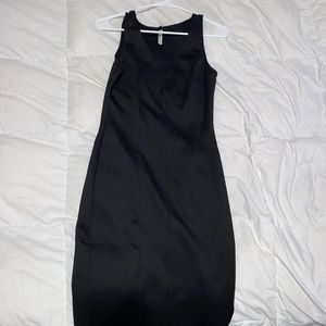 Midi black dress